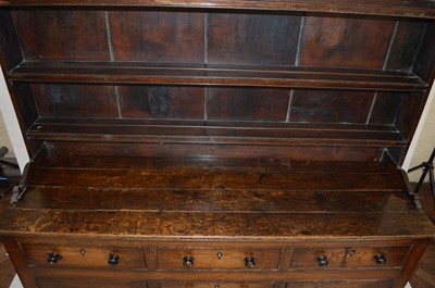 Lot 334 - 18th-century oak North Wales dresser