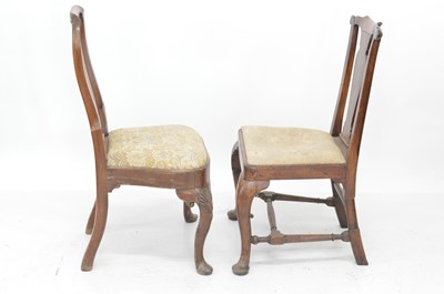 Lot 374 - 18th-century mahogany single dining chair