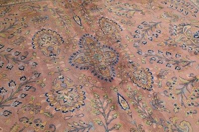 Lot 446 - Mid 20th century Persian design carpet square
