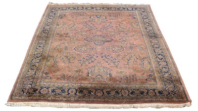 Lot 446 - Mid 20th century Persian design carpet square
