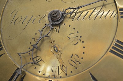 Lot 208 - Joyce Ruthin 30 hour longcase clock