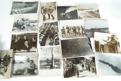 Lot 183 - Large collection of WWII era press photographs