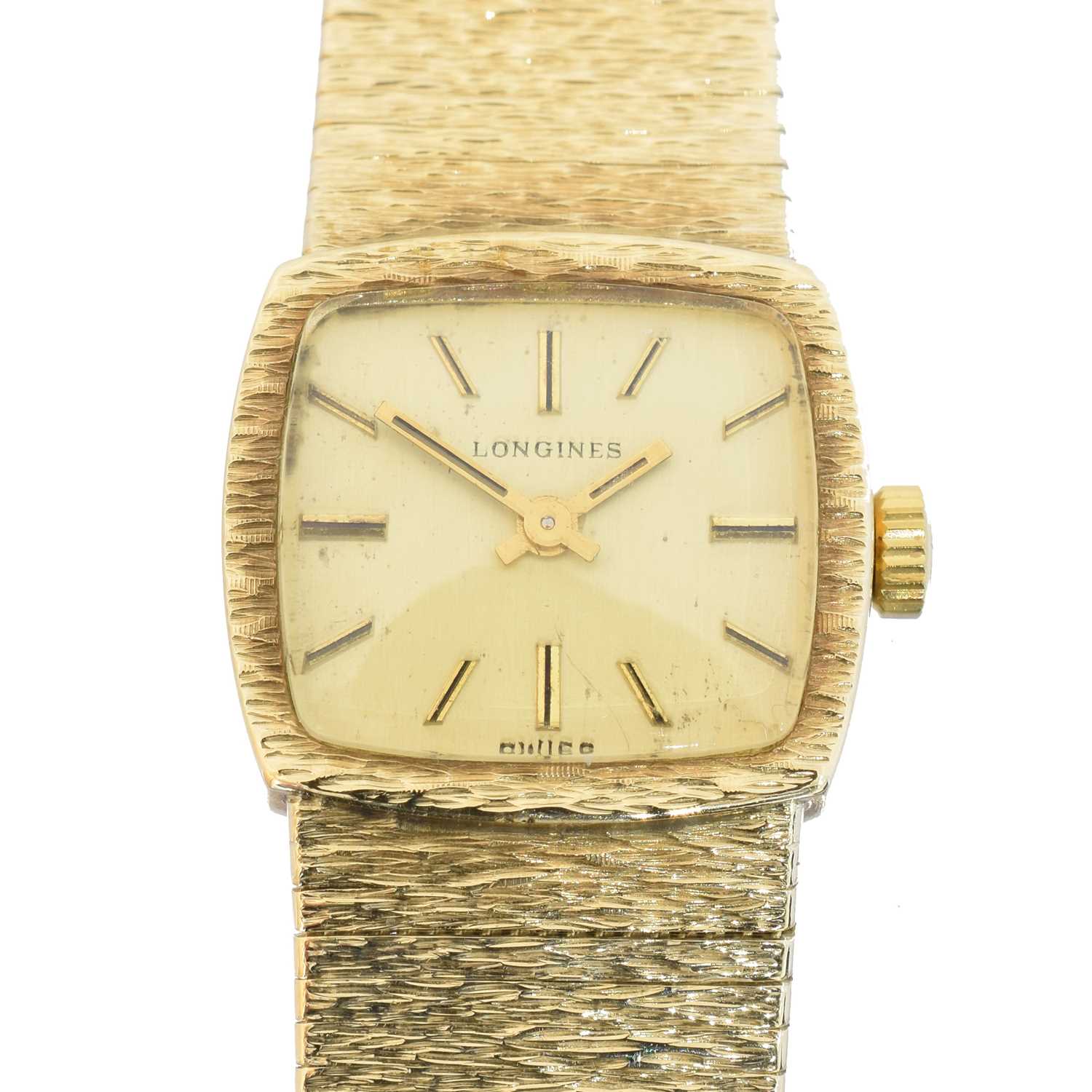 Lot 171 - A 1970s 9ct gold Longines watch