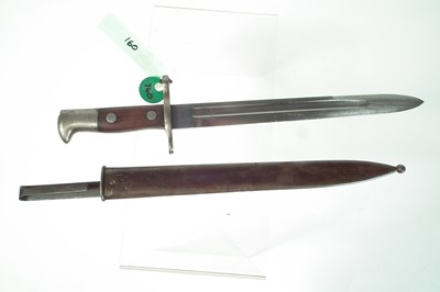 Lot 41 - US M.1898 Krag - Jorgenson bayonet and scabbard