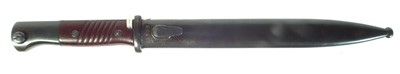 Lot 90 - German WWII S.84/98 bayonet and scabbard
