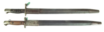 Lot 56 - Two British / American bayonets and scabbards