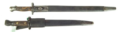 Lot 65 - Two British bayonets and scabbards