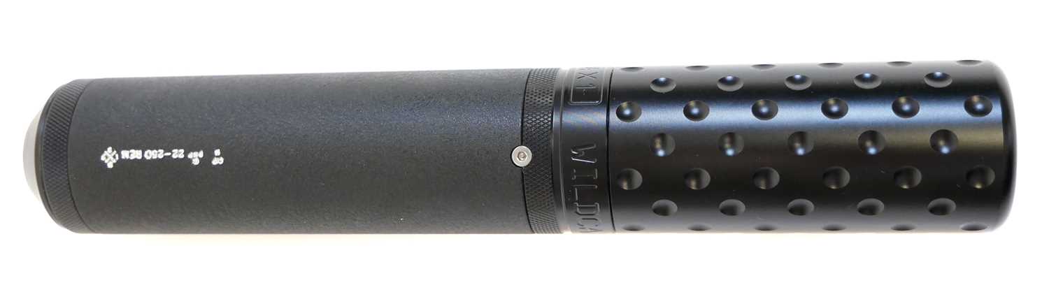 Lot 590 - Wild cat .22-250 moderator LICENCE REQUIRED