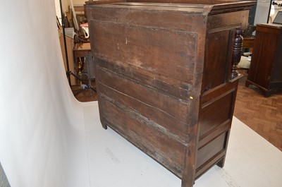 Lot 322 - 17th-century oak court cupboard
