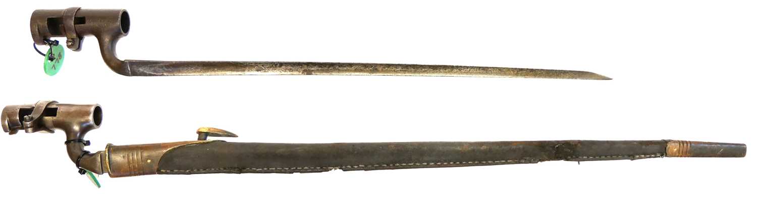 Lot 78 - Two British socket bayonets, to include