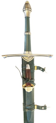 Lot 26 - Lord of the Rings Strider's hand and a half sword with dagger
