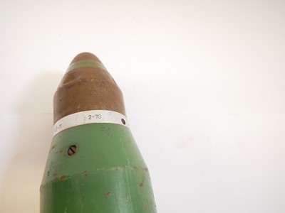 Lot 123 - Russian inert anti radar rocket and two shell heads