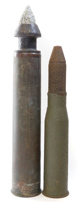 Lot 145 - Two inert WWII tank rounds