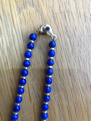 Lot 159 - A selection of lapis lazuli jewellery
