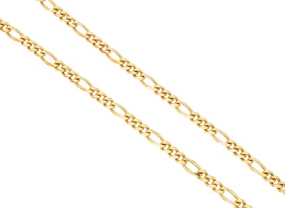 Lot 85 - An 18ct gold chain necklace