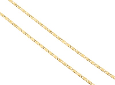 Lot 97 - An 18ct gold chain necklace