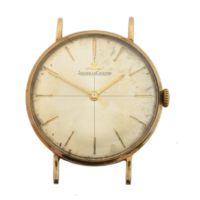 Lot 169 - A 1960s 9ct gold Jaeger-LeCoultre manual wind wristwatch