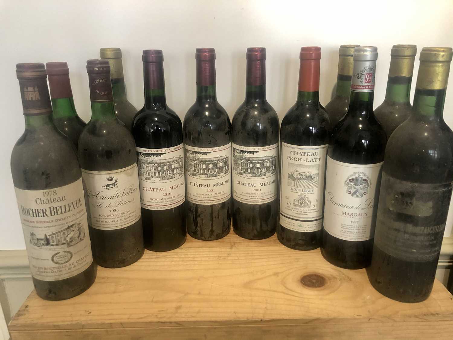 Lot 4 - 12 Bottles Mixed Lot Drinking Claret and Corbieres