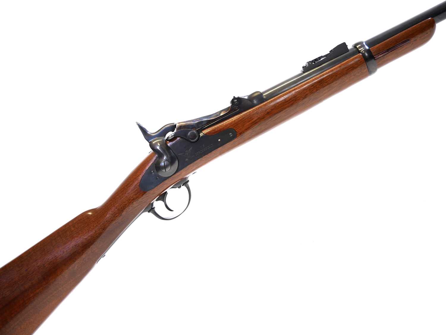 Lot 403 - Pedersoli Trapdoor Springfield carbine  LICENCE REQUIRED