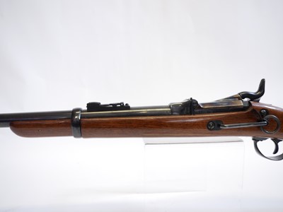 Lot 403 - Pedersoli Trapdoor Springfield carbine  LICENCE REQUIRED