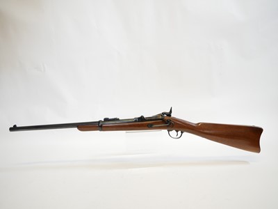 Lot 403 - Pedersoli Trapdoor Springfield carbine  LICENCE REQUIRED
