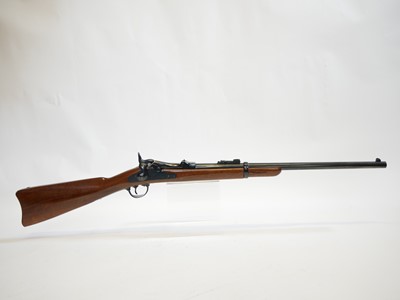 Lot 403 - Pedersoli Trapdoor Springfield carbine  LICENCE REQUIRED