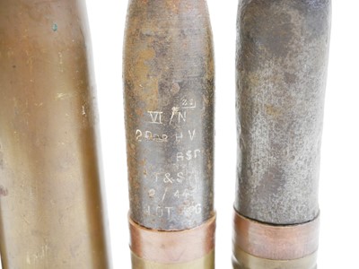 Lot 146 - Four inert British WWII shells