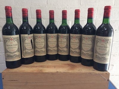 Lot 24 - 8 Bottles Chateau Gazin Grand Vin de Pomerol 1987 (7 b/n or above, 1 vts)