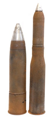Lot 133 - Two WWII German inert shells