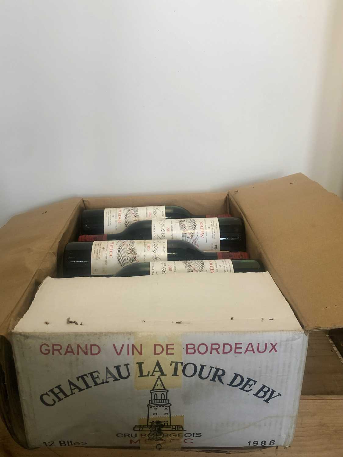 Lot 24 - 12 bottles (In OCC) Chateau La Tour de By Cru Bourgeois Medoc 1986