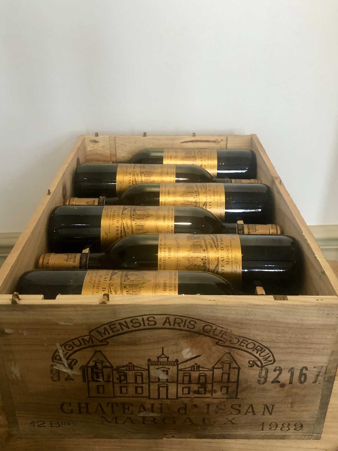 Lot 27 - 12 bottles (In OWC) Chateau d’Issan Grand Cru Classse Margaux 1989