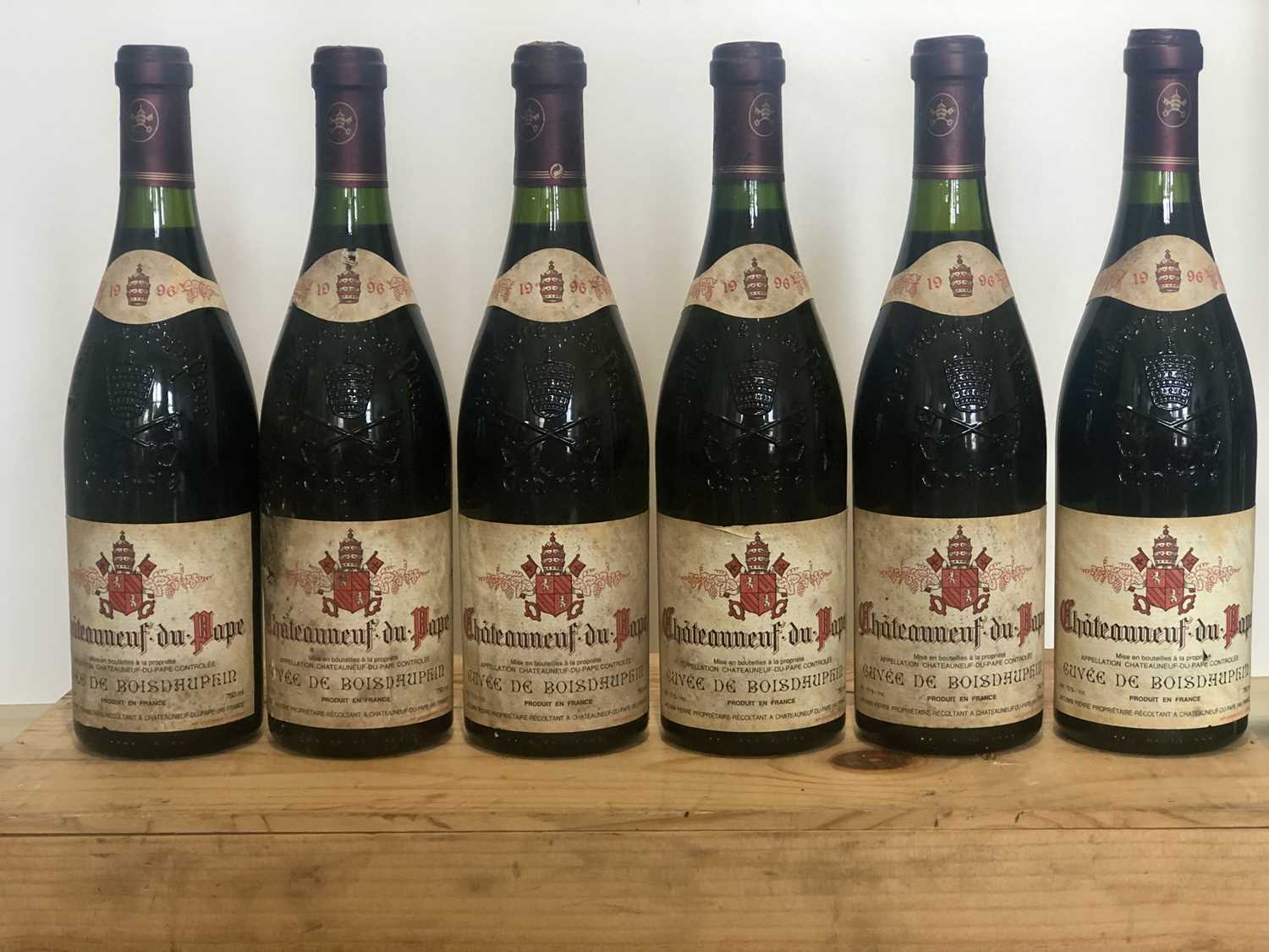 Lot 57 - 6 Bottles Chateauneuf du Pape ‘Cuvee de Boisdauphin’ Domaine Pierre Jacumin 1996