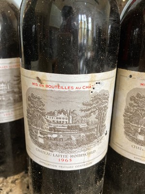 Lot 33 - 12 Bottles Chateau Lafite Rothschild Premier Grand Cru Classe Pauillac 1965