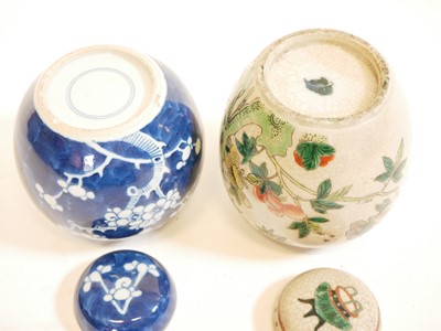 Lot 248 - Two Chinese ginger jars