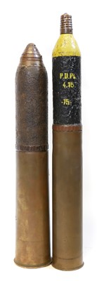 Lot 134 - Two inert WWI artillery rounds