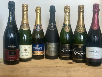 Lot 2A - Lot Fine Champagnes and Sparkling Wines