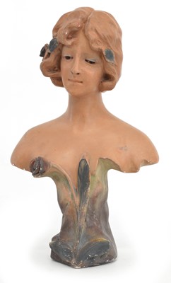 Lot 133 - French Female Paster Bust