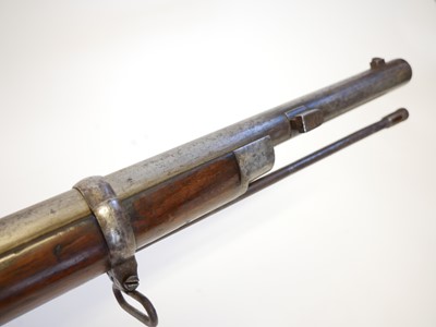 Lot 274 - BSA two band .577 Snider rifle