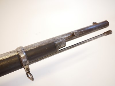 Lot 309 - Percussion volunteer .577 two band rifle
