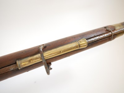 Lot 291 - India pattern 1809 .750 Brown Bess musket with Irish marks