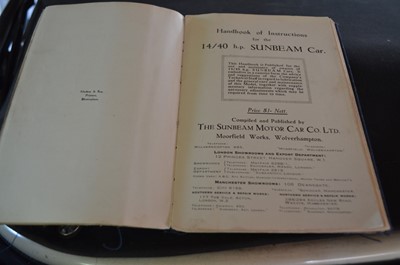Lot 1 - 1926 Sunbeam 14/40 Tourer