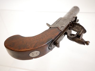 Lot 229 - Flintlock pocket pistol