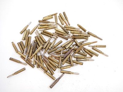 Lot 192 - Ninety five inert .303 rounds and seventy eight 6.5 carcano rounds