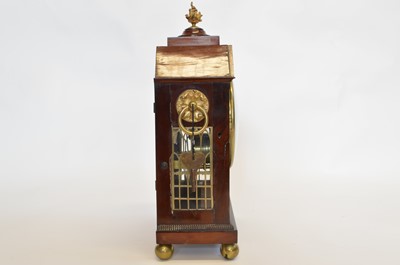 Lot 205 - Early 19th-century bracket clock