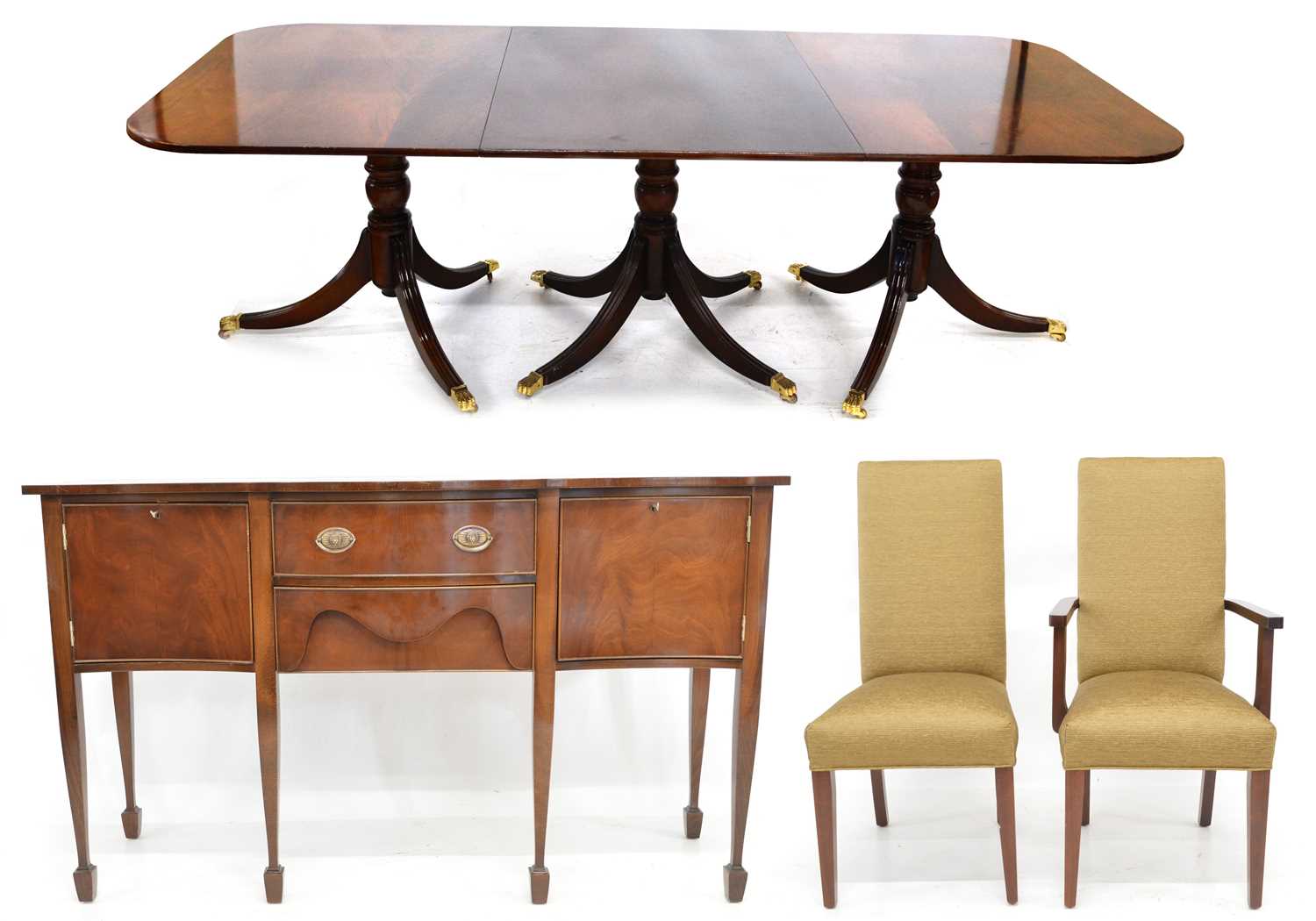 Lot 153 - Reproduction Dining Room Furniture
