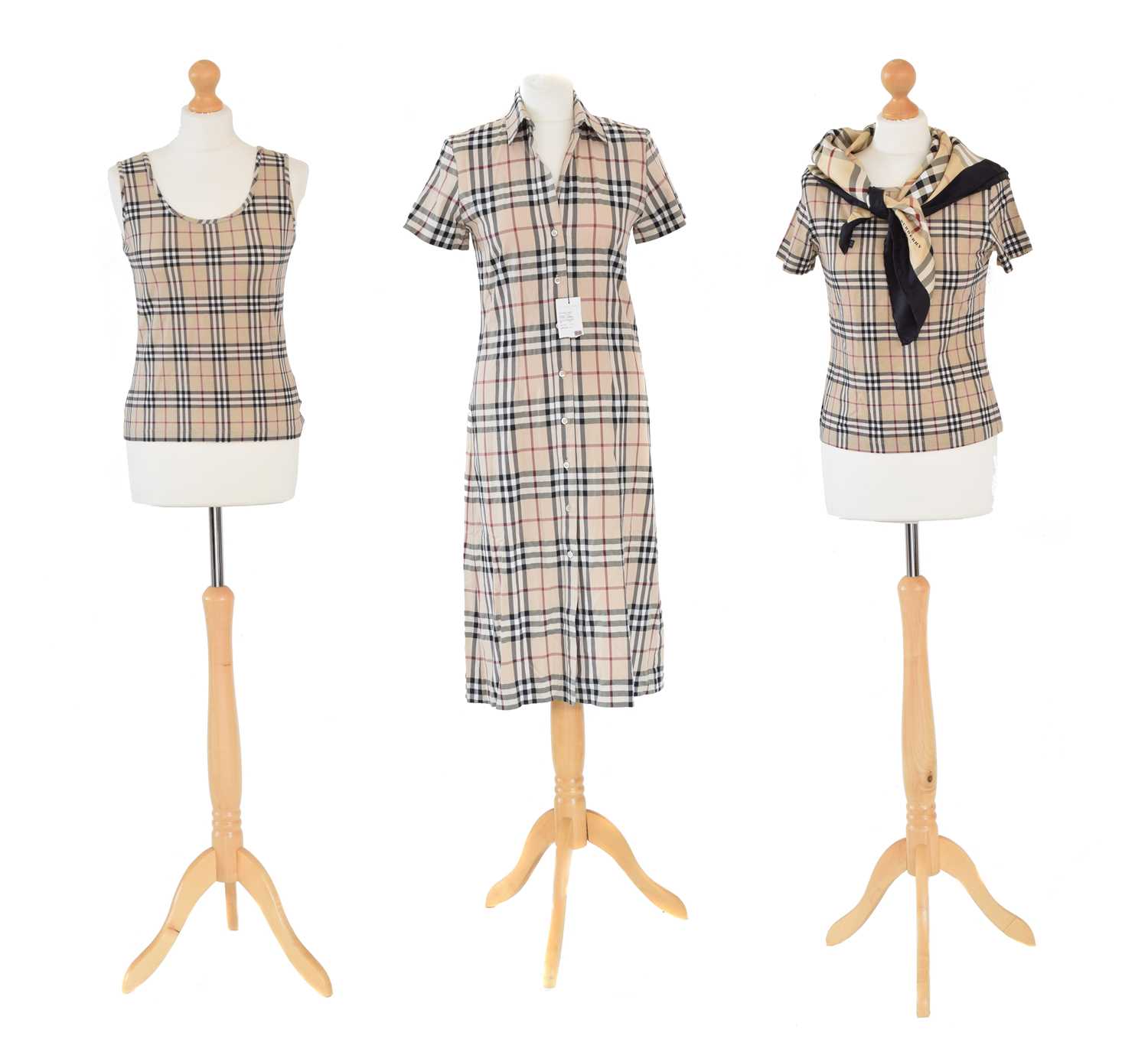 Lot A selection of Burberry clothing