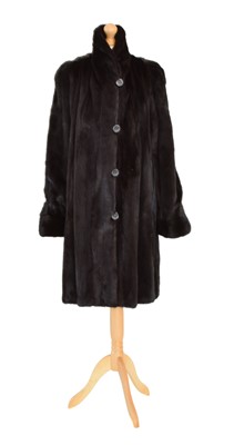 Lot 30 - A Saga Mink reversible fur coat