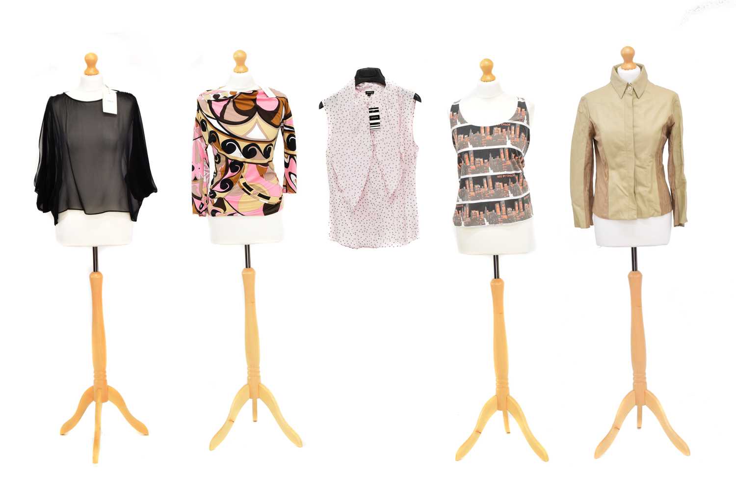Lot A selection of designer tops
