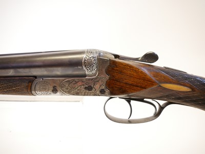Lot 444 - Vinzenz Urbas of Fenlach 12 bore side by side LICENCE REQUIRED