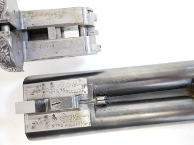 Lot 444 - Vinzenz Urbas of Fenlach 12 bore side by side LICENCE REQUIRED
